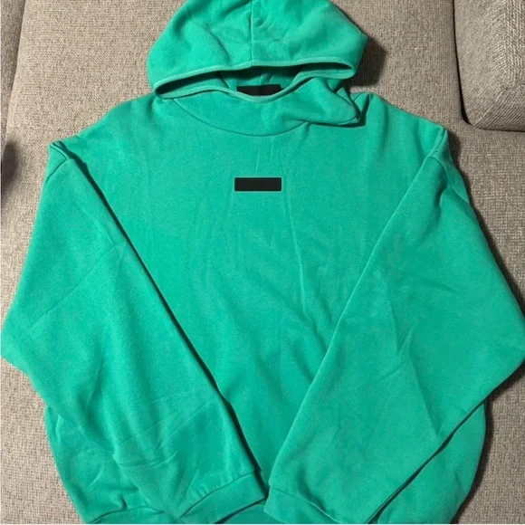 Fear of God Teal Hoodie - Picture 1 of 3